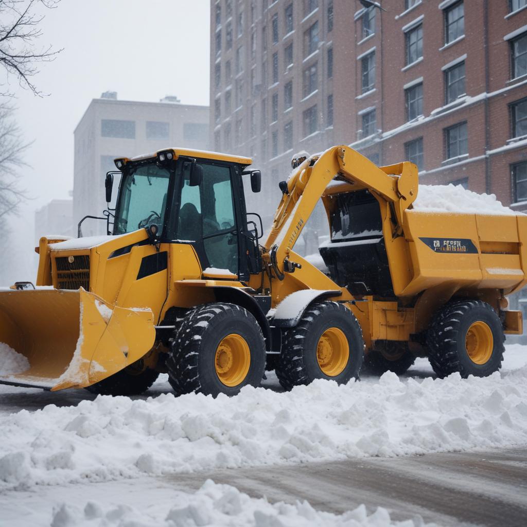 Вывоз снега с погрузкой: принципы организации, требования к технике и охране труда