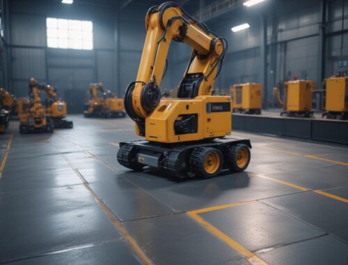 Завод по производству тротуарной плитки и бордюров использует современные технологии