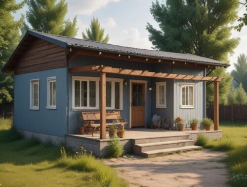 Хозблок с верандой под ключ стоимостью от 55000 рублей