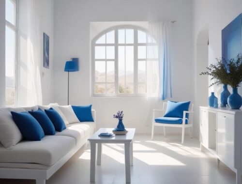 Дизайн интерьера и мебель в Греции