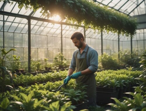 Садовый инвентарь для ухода за растениями