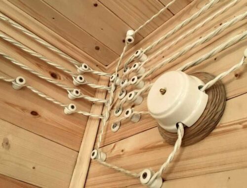 Пожаробезопасная электропроводка в деревянном доме