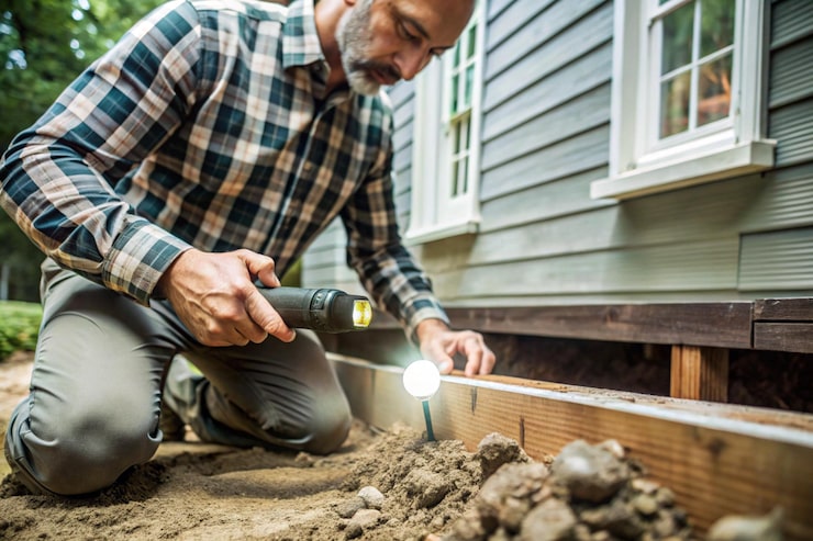 Как отремонтировать отмостку вокруг дома своими руками