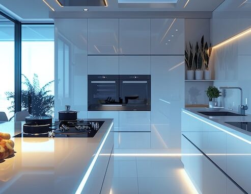 Как сделать двухуровневый потолок из гипсокартона с подсветкой