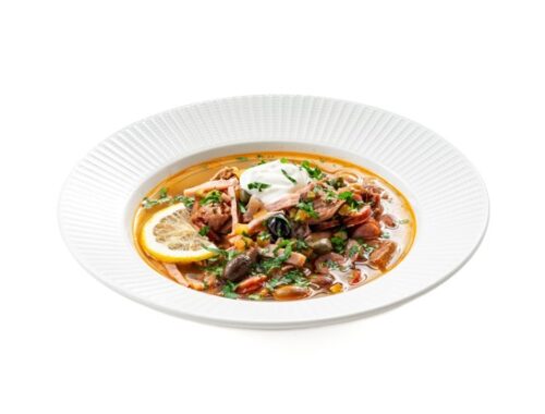 Сборная мясная солянка, пошаговый рецепт с фотографиями – Русская кухня: Супы. «Еда»