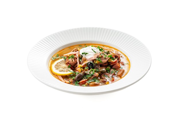 Сборная мясная солянка, пошаговый рецепт с фотографиями – Русская кухня: Супы. «Еда»